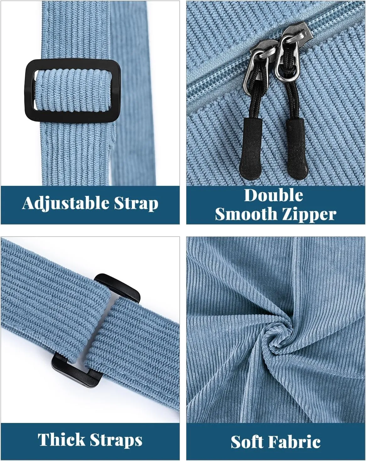 Small Sling Crossbody Bag for Women Men Trendy, Mini Crescent Bag with Adjustable Strap, 2 Zippers Lightweight Nylon Bag