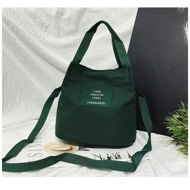 Small Top-handle Bags Women Handbags Canvas