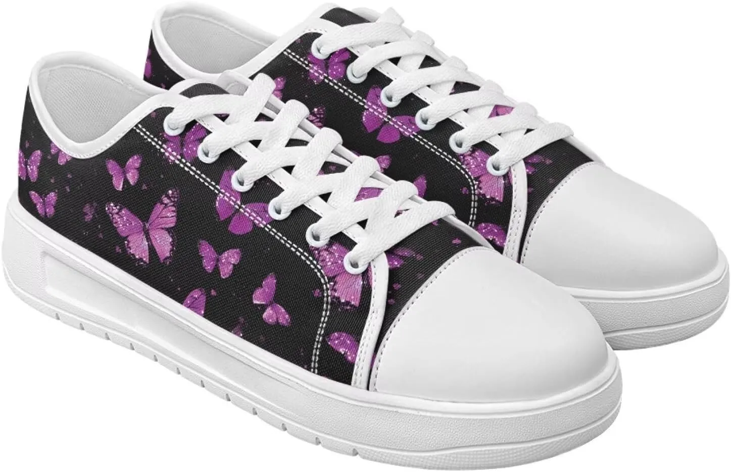 Sneakers for Women Shoes Footwear Memory Foam Insole Lightweight and Non-Slip Sole Lace Up Fashion Sneaker