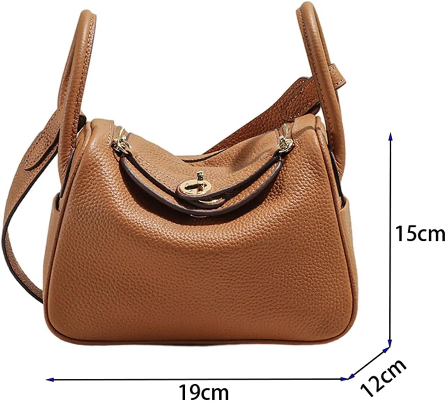 Soft Genuine Leather Satchel Bags for Women Top Handle Shoulder Purses and Handbags Totes Shoulder Bag (Grey)