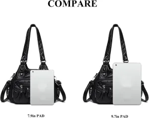 Soft PU Leather Crossbody Bags for Women Leisure Handbags and Purses Shoulder Bag for Ladies