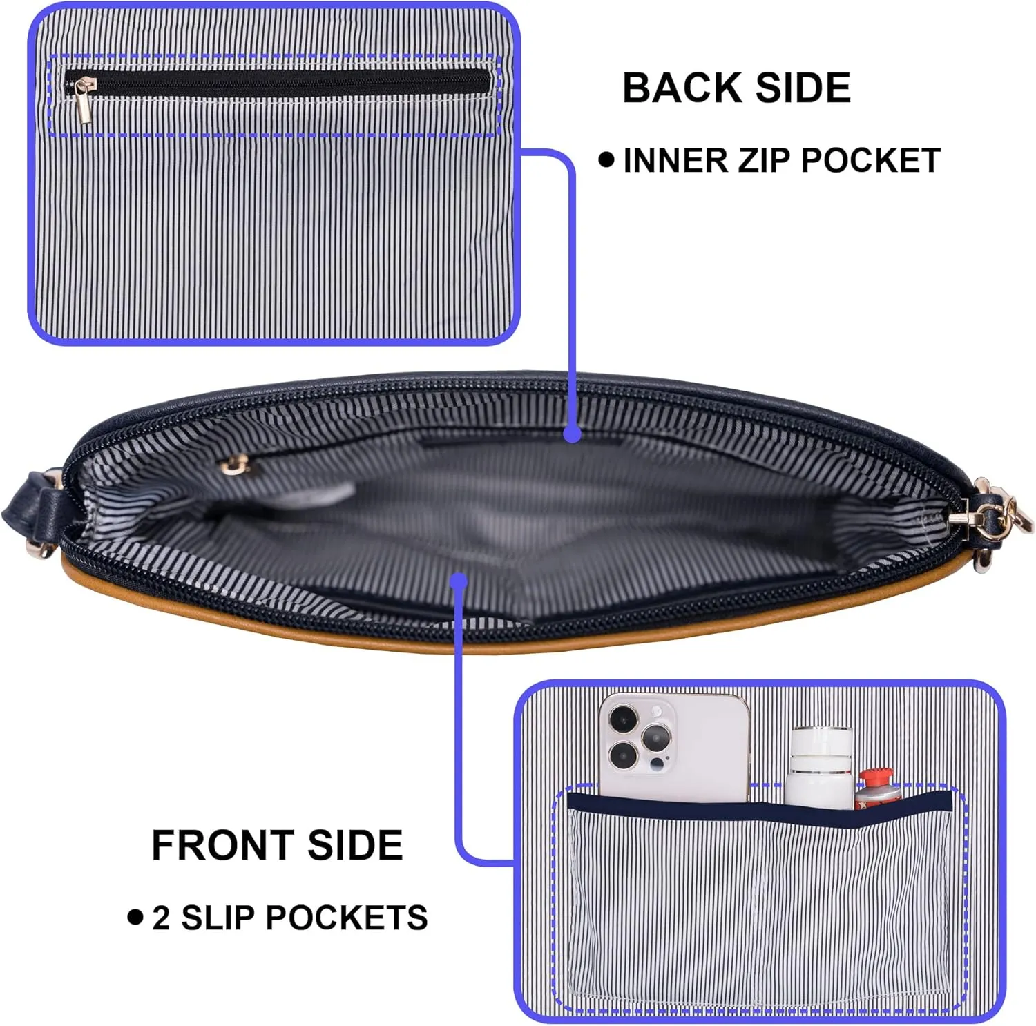 Solene Womens Lightweight Medium Crossbody Purse with Tassel, Perfect Size Crossbody Bags for Daily Use, travel