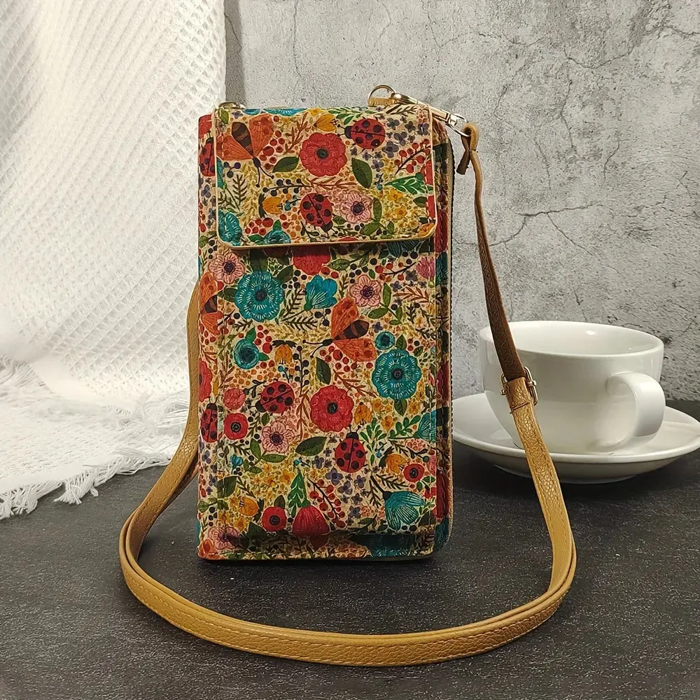Sonora Boho Floral Crossbody Wallet