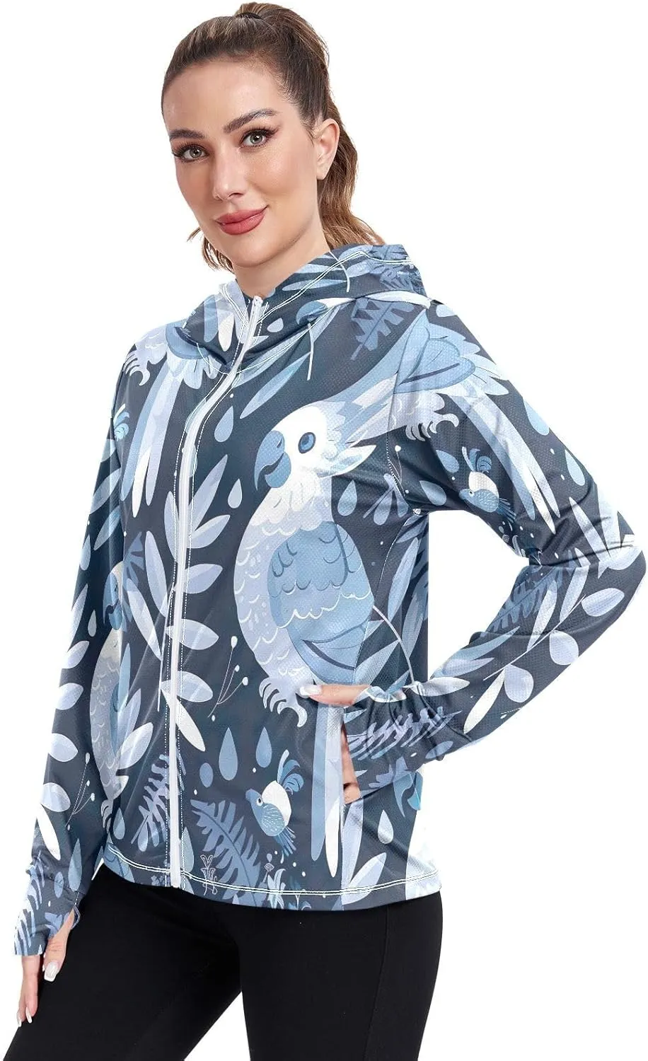 Spf Hoodie Upf 50 , Long Sleeve Top, Long Sleeve Zip up Hoodie, Hiking Shirt Women