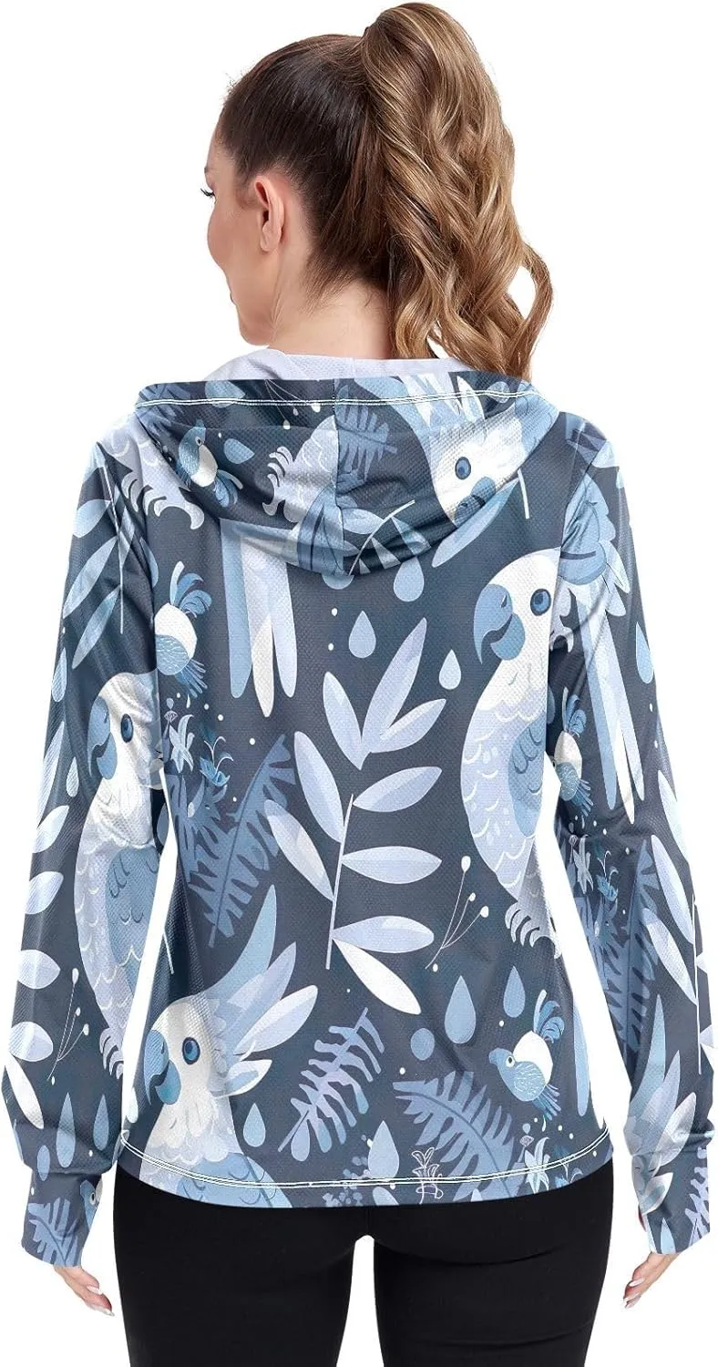Spf Hoodie Upf 50 , Long Sleeve Top, Long Sleeve Zip up Hoodie, Hiking Shirt Women