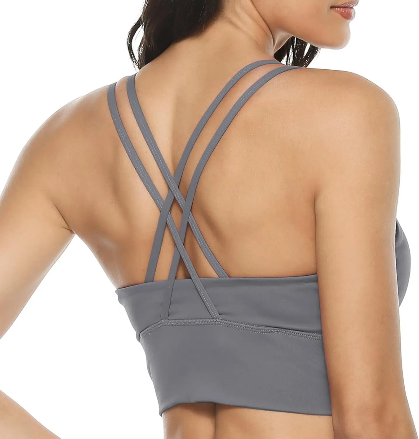 Sports Bras for Women High Impact Sports Bra - Removable Padded Yoga Racerback Bra Workout Crop Tops