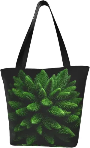 spruce-foliage tree Women's fashion shoulder bag, shopping handbag, suitable for weekend travel shopping shoulder bag messenger bag