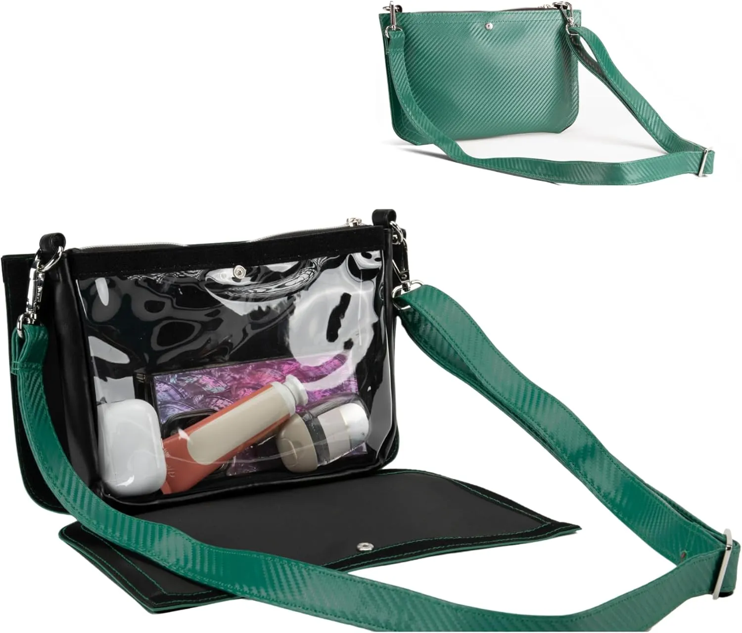 Stadium Bag Full Set - Clear Bag with Removable Outer Wrap, Stadium Approved Clear Bag for Concerts, Sports, Events