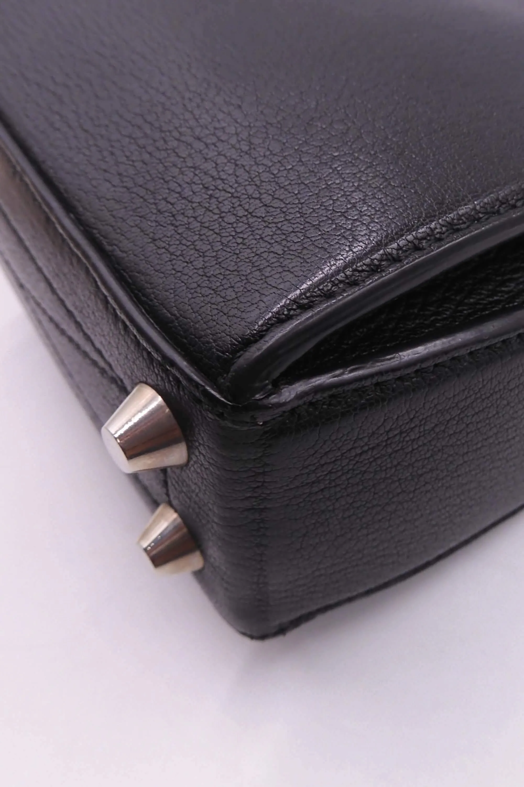Stone Embellished Box Bag