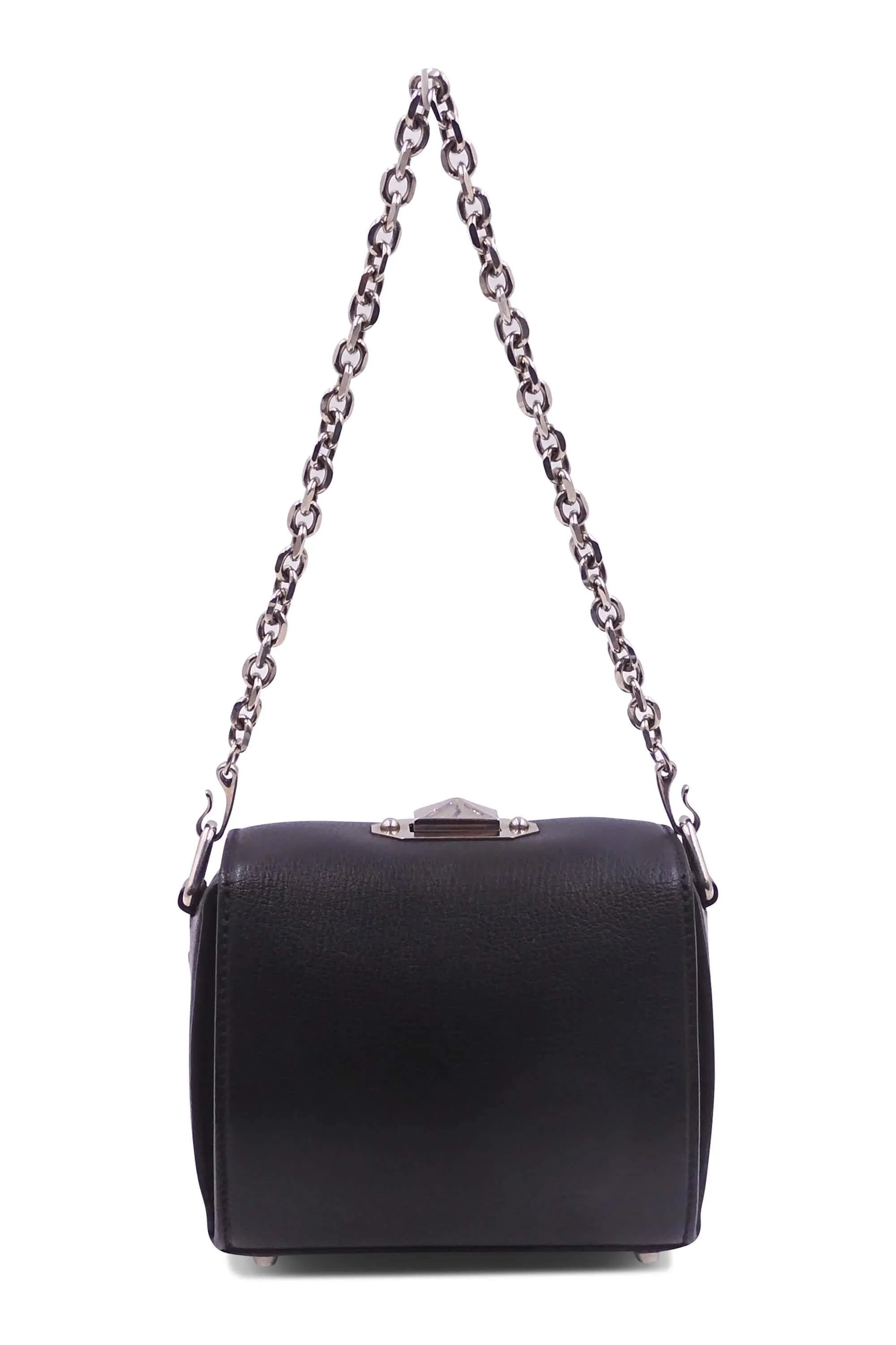 Stone Embellished Box Bag