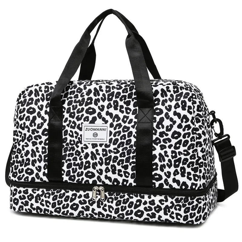 Striped Can Cover Female Lightweight Business Travel Bags