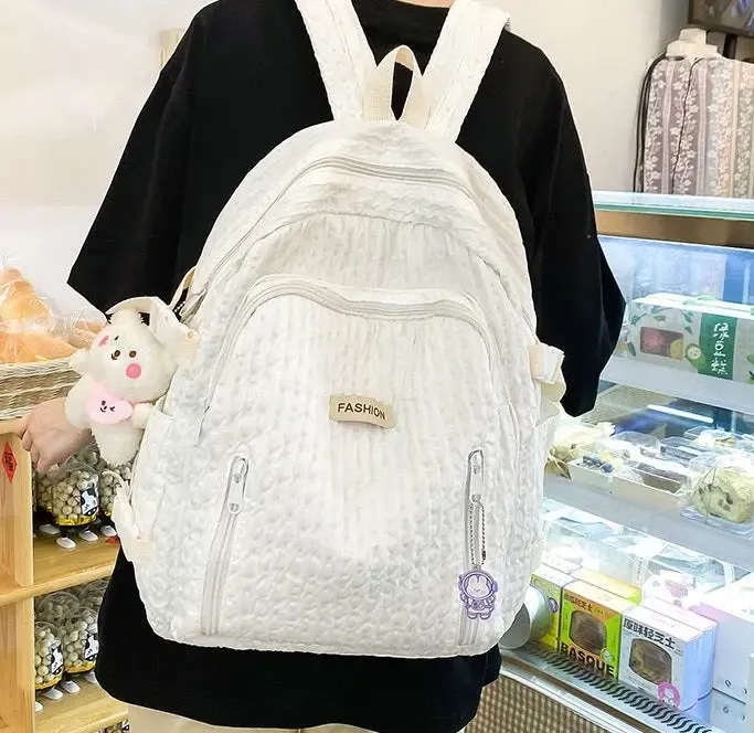 Student Backpack Fashionable And Minimalist 1236