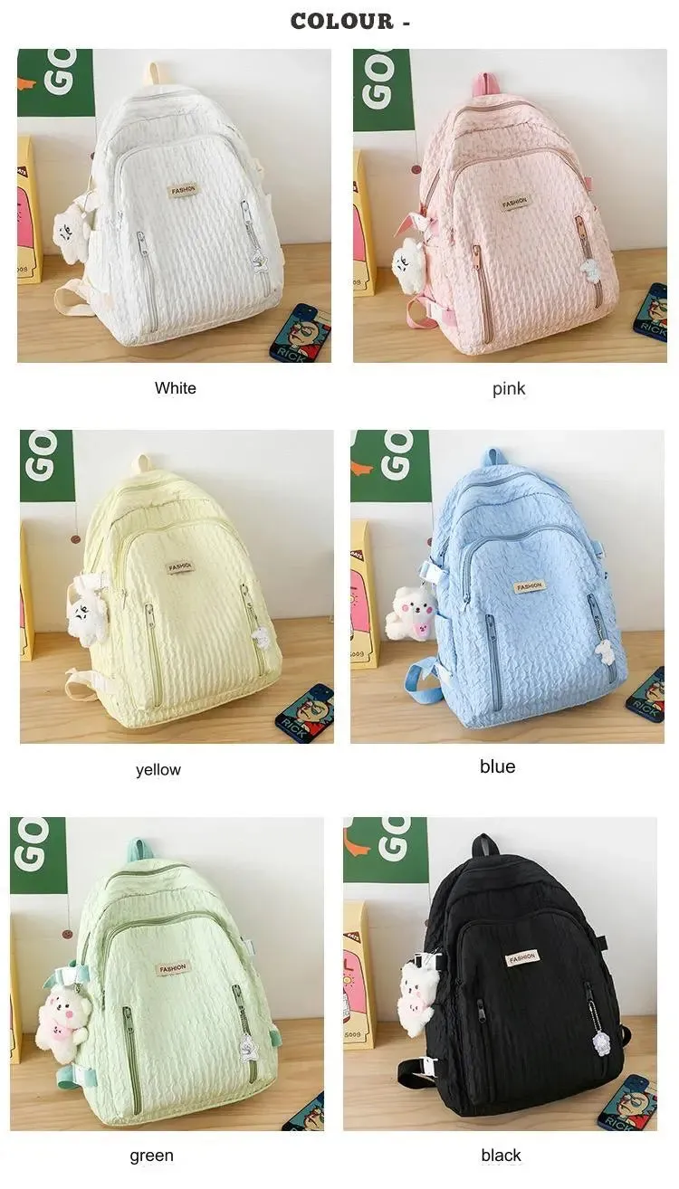 Student Backpack Fashionable And Minimalist 1236