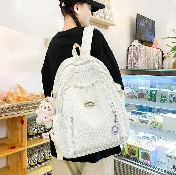 Student Backpack Fashionable And Minimalist 1236