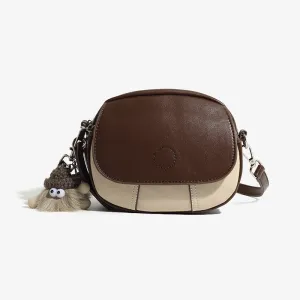 Stylish Crossbody Bag for Women  - Mini Round Handheld Shoulder Bag