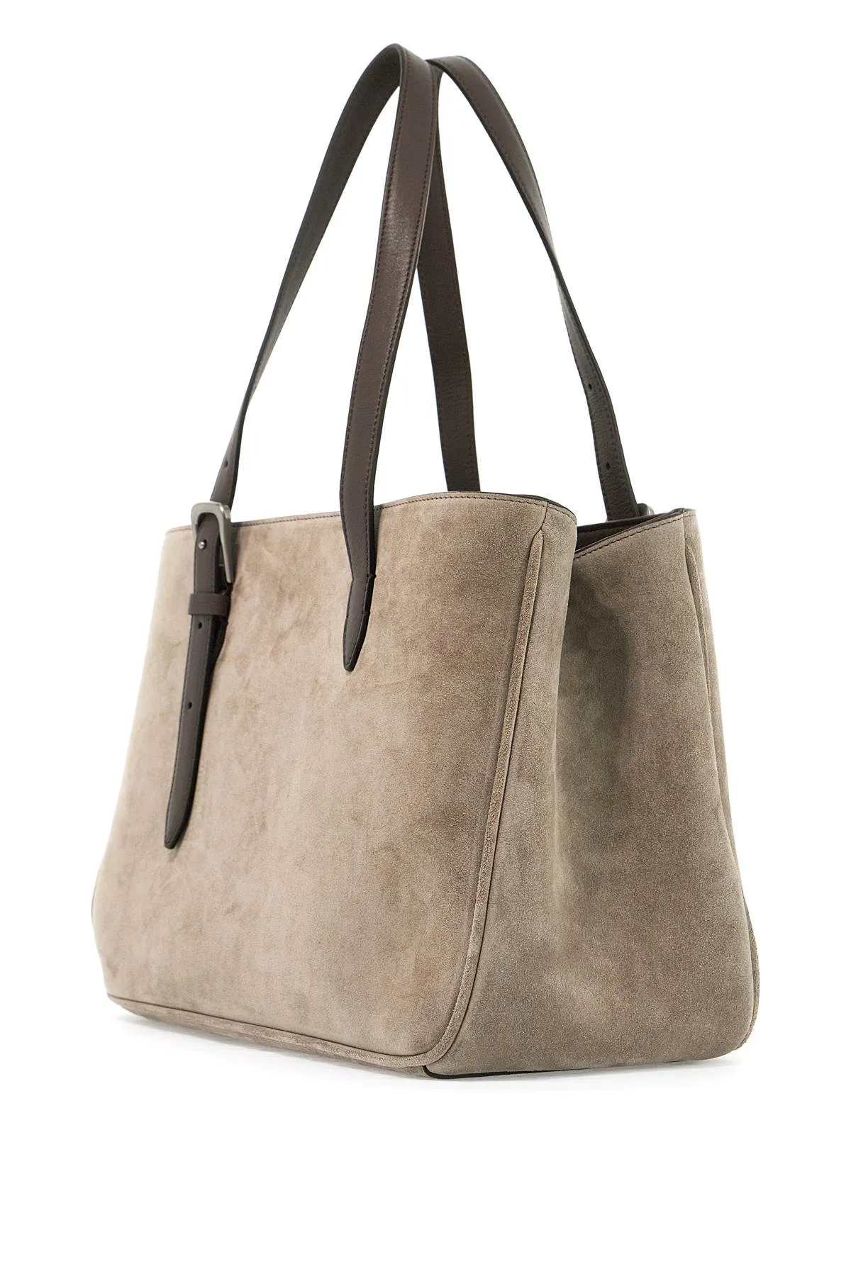 suede shoulder bag with seven