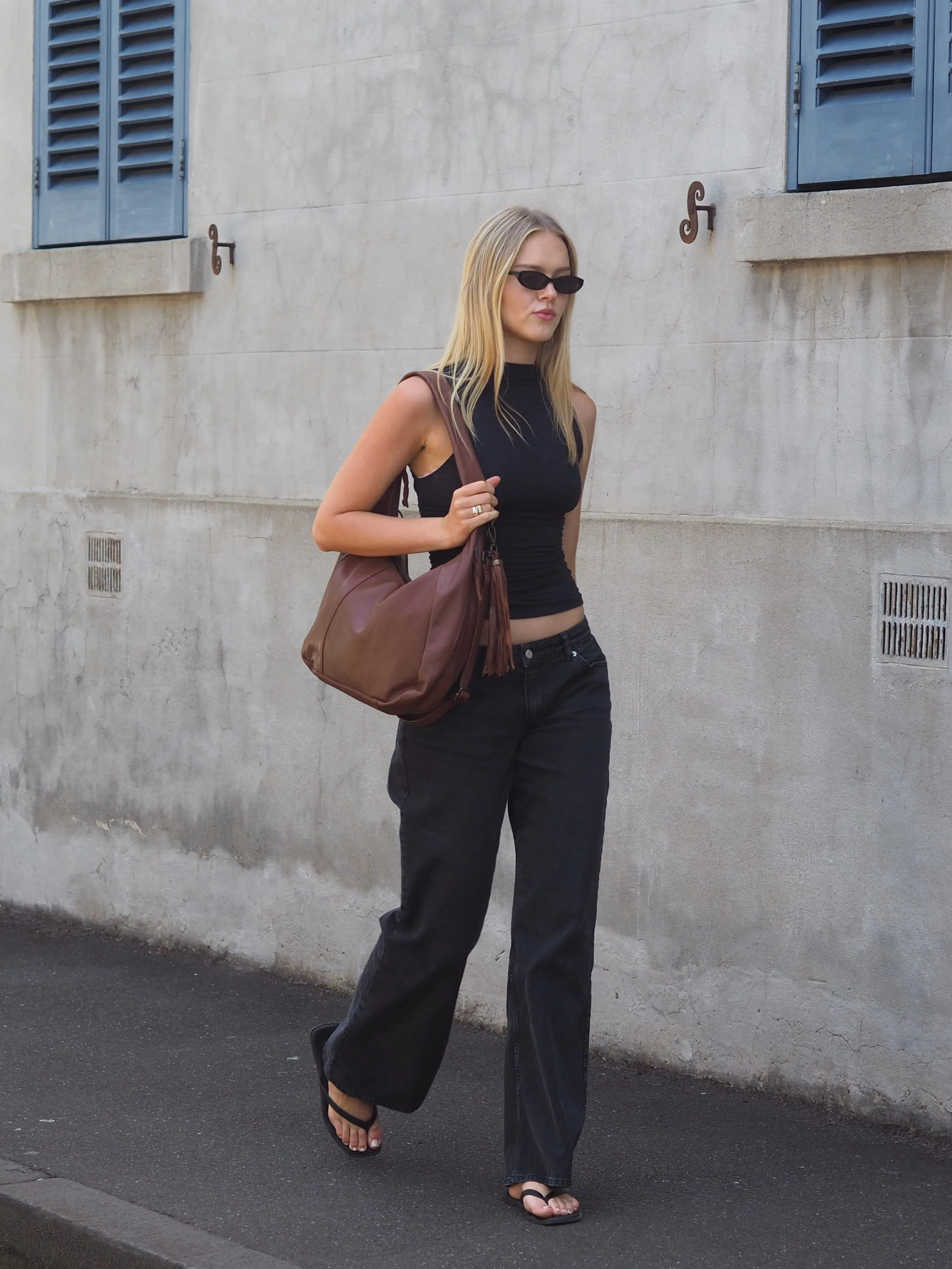 Suki Soft Hobo | Chocolate