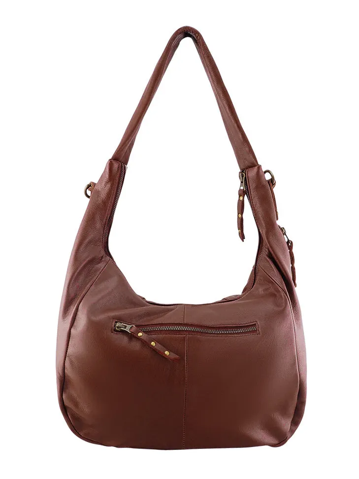 Suki Soft Hobo | Chocolate