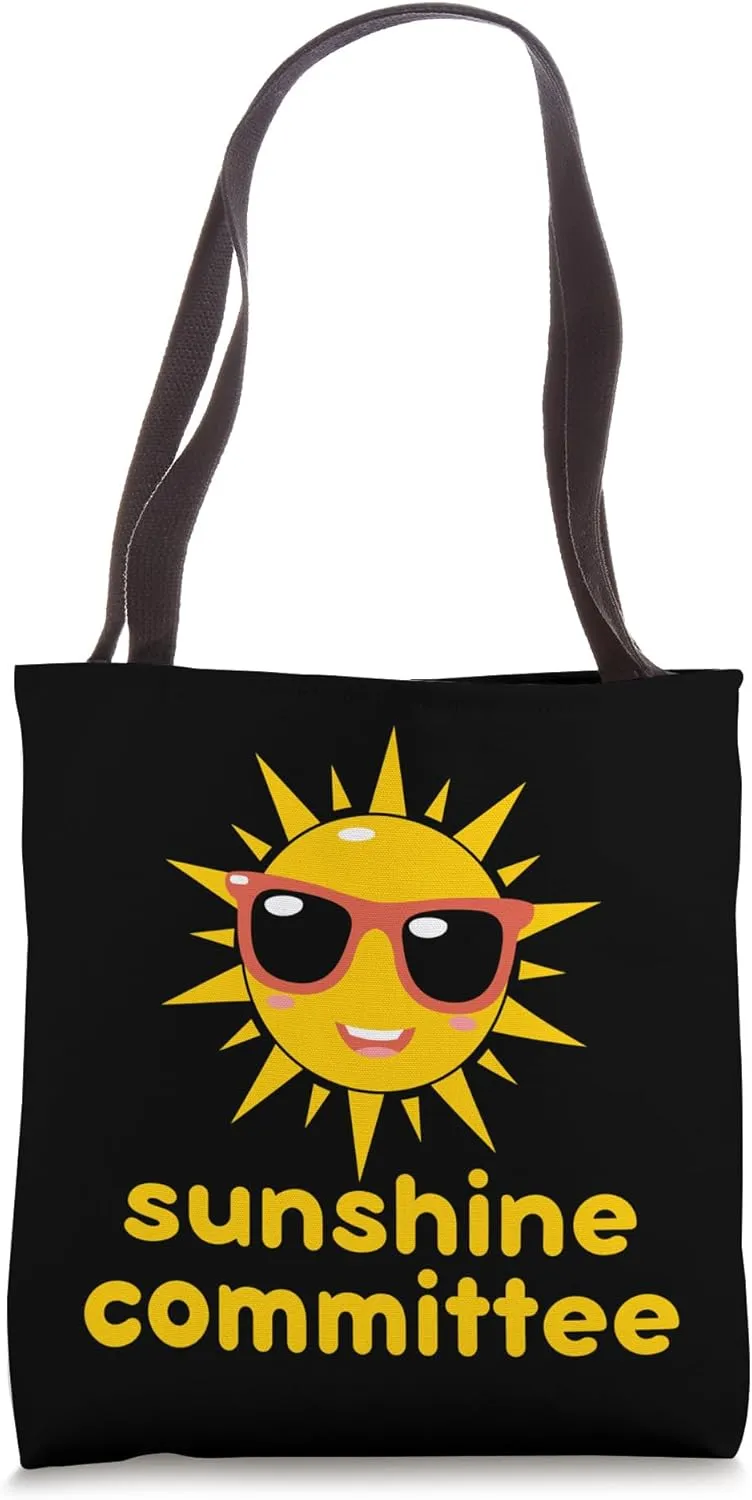 Sunshine Committee Matching Teacher Student Tote Bag