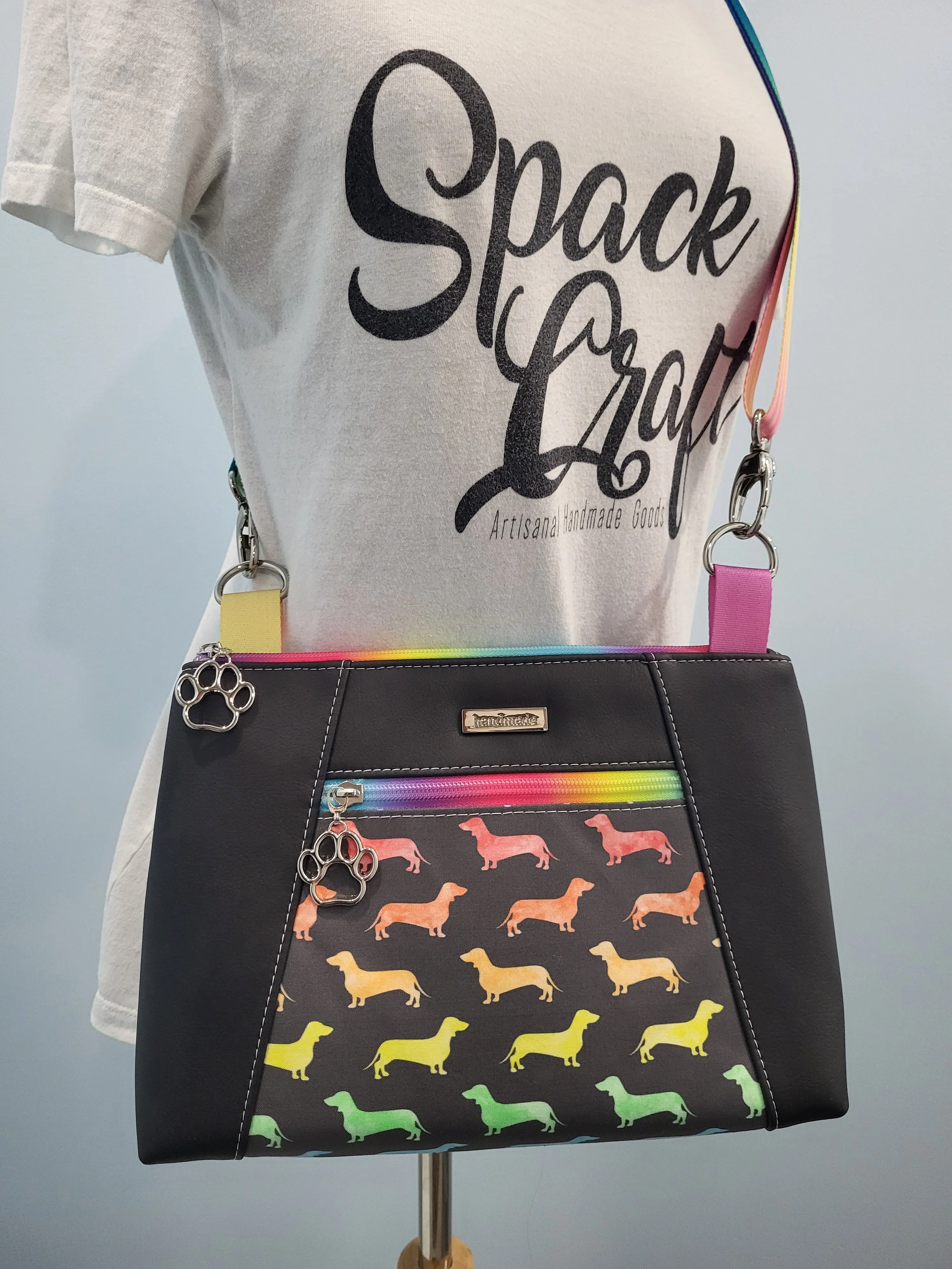 Sunshine Crossbody - Rainbow Dachshunds