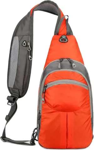 Super Lightweight Waterproof Nylon Chest Sling Bag Crossbody Daypack for Men Women 5L Sport Outdoor Travel Hiking