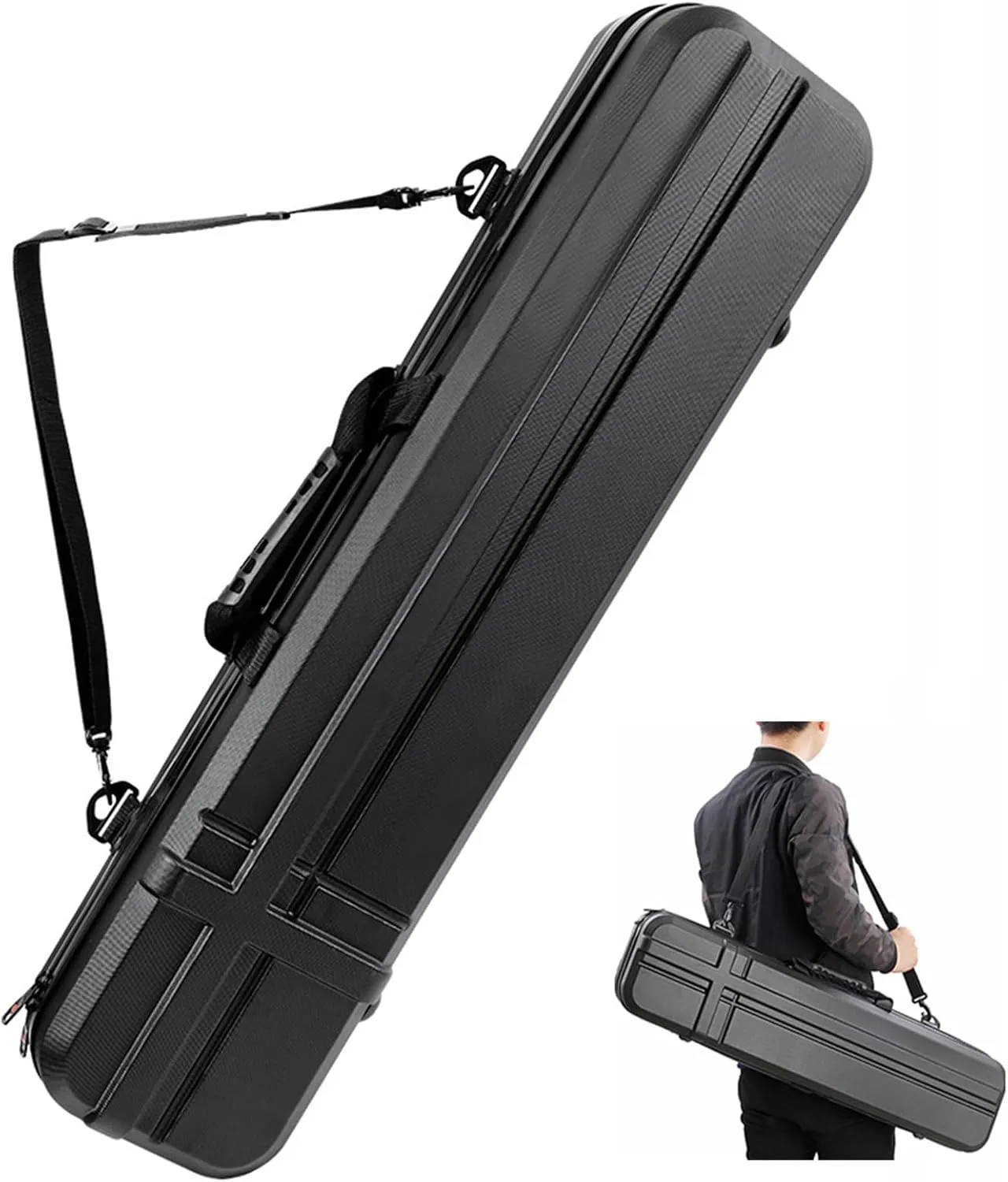 Takedown Recurve Bow Case - ABS Hard Shell, Lightweight Travel Case for Long Bow, Hunting and Shooting Practice