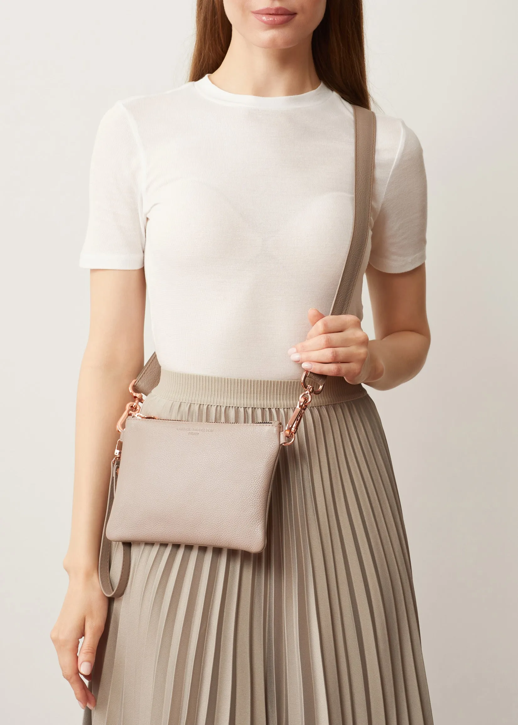 Taupe Leather Strap