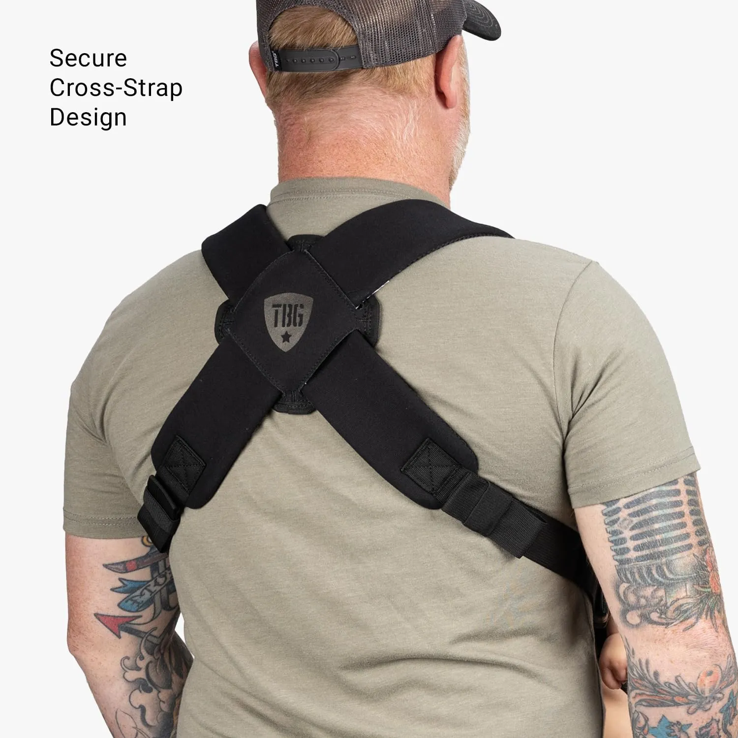 TBG - Mens Tactical Baby Carrier for Infants and Toddlers 8-33 lbs - Compact (Black)