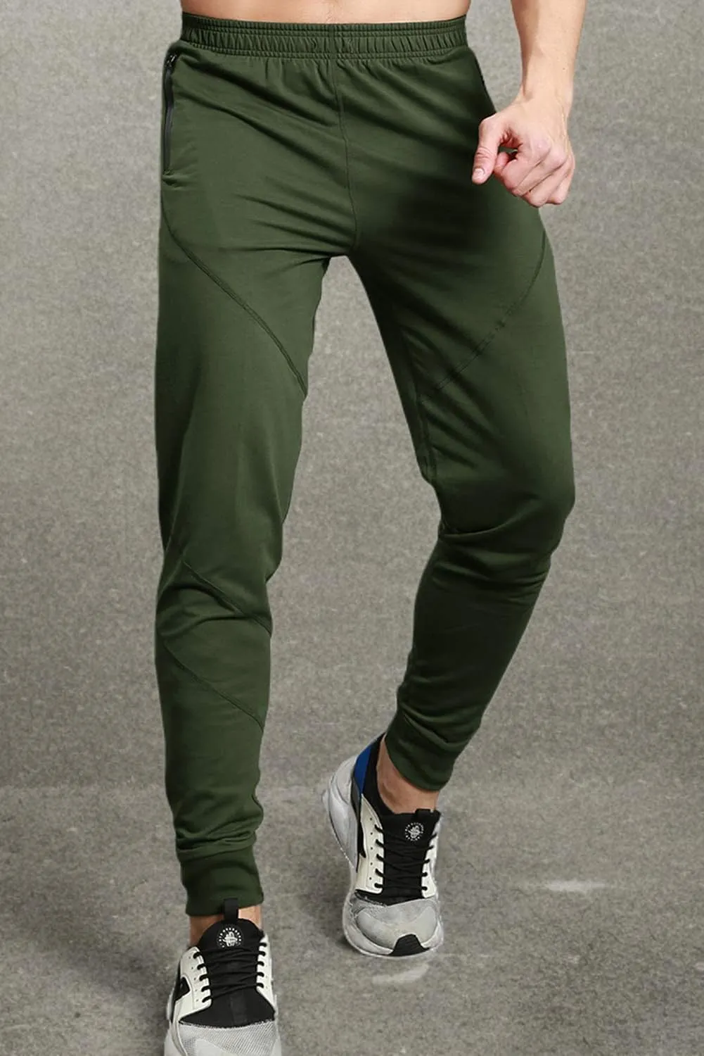 TBMPOY Men's Sweatpants with Zipper Pockets Lightweight Joggers Slim Fit Athletic Pants for Track Running Workout