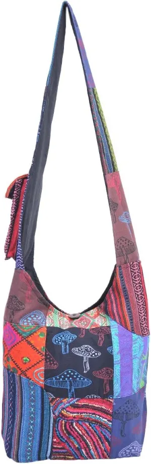 THE COLLECTION ROYAL Hobo Crossbody Bags for Women, Boho Purse, Boho Bag | Hippie Bag, Indie Tote Bag, Cloth Purse for Women