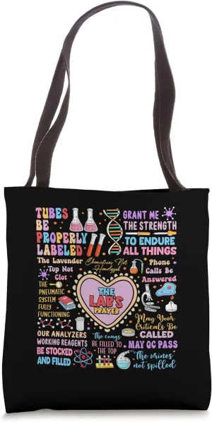 The Lab's Prayer Medical Laboratory Scientist Lab Week 2025 Tote Bag