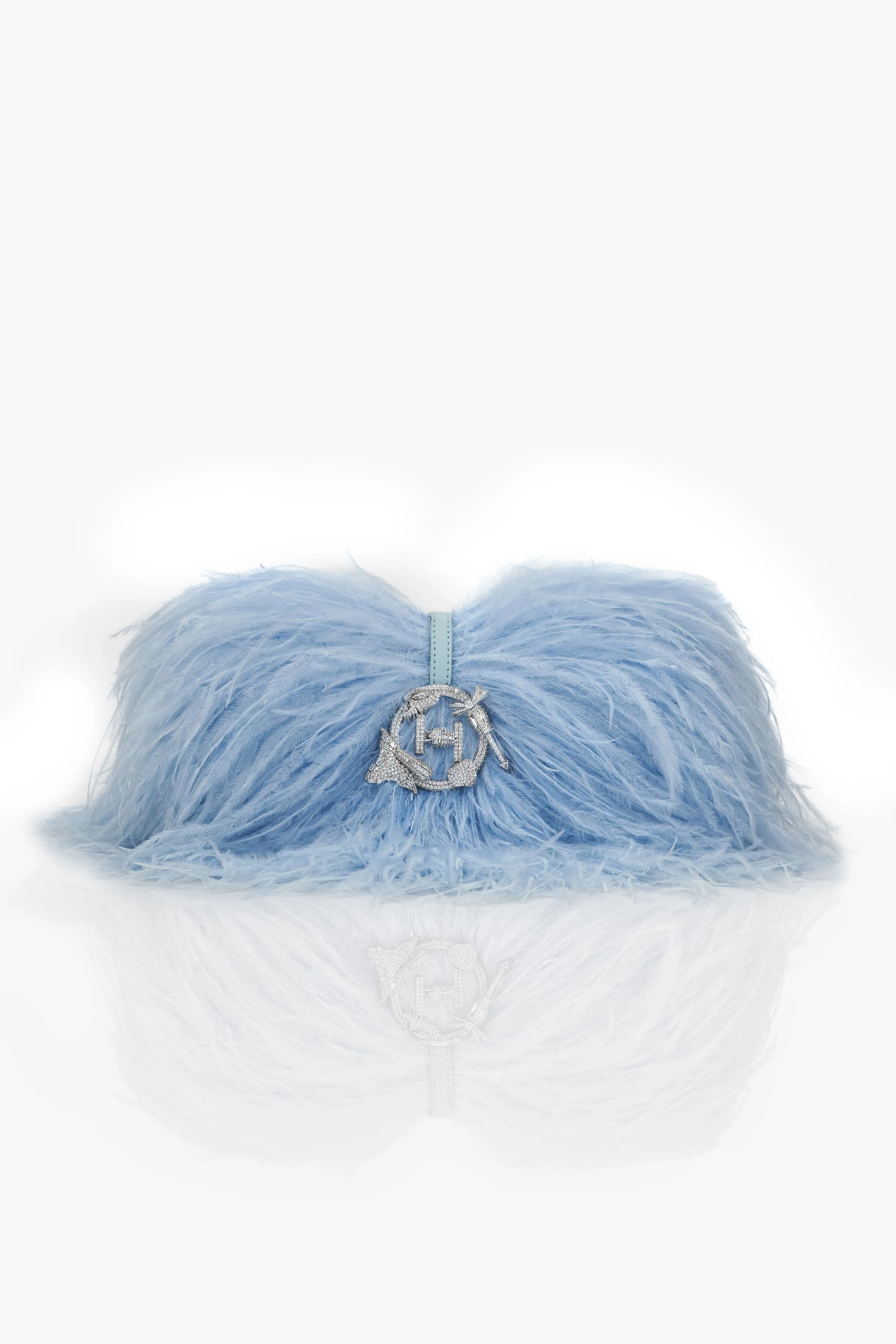 The Scarlet Delphine Blue Midi Bag