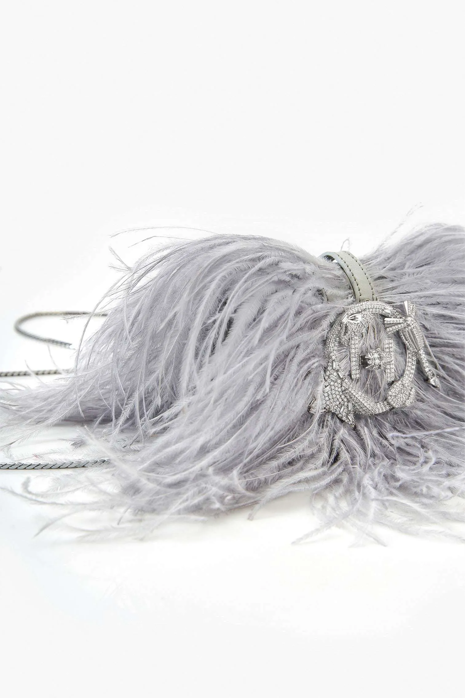 The Scarlet Minivet Handbag in Silver Grey