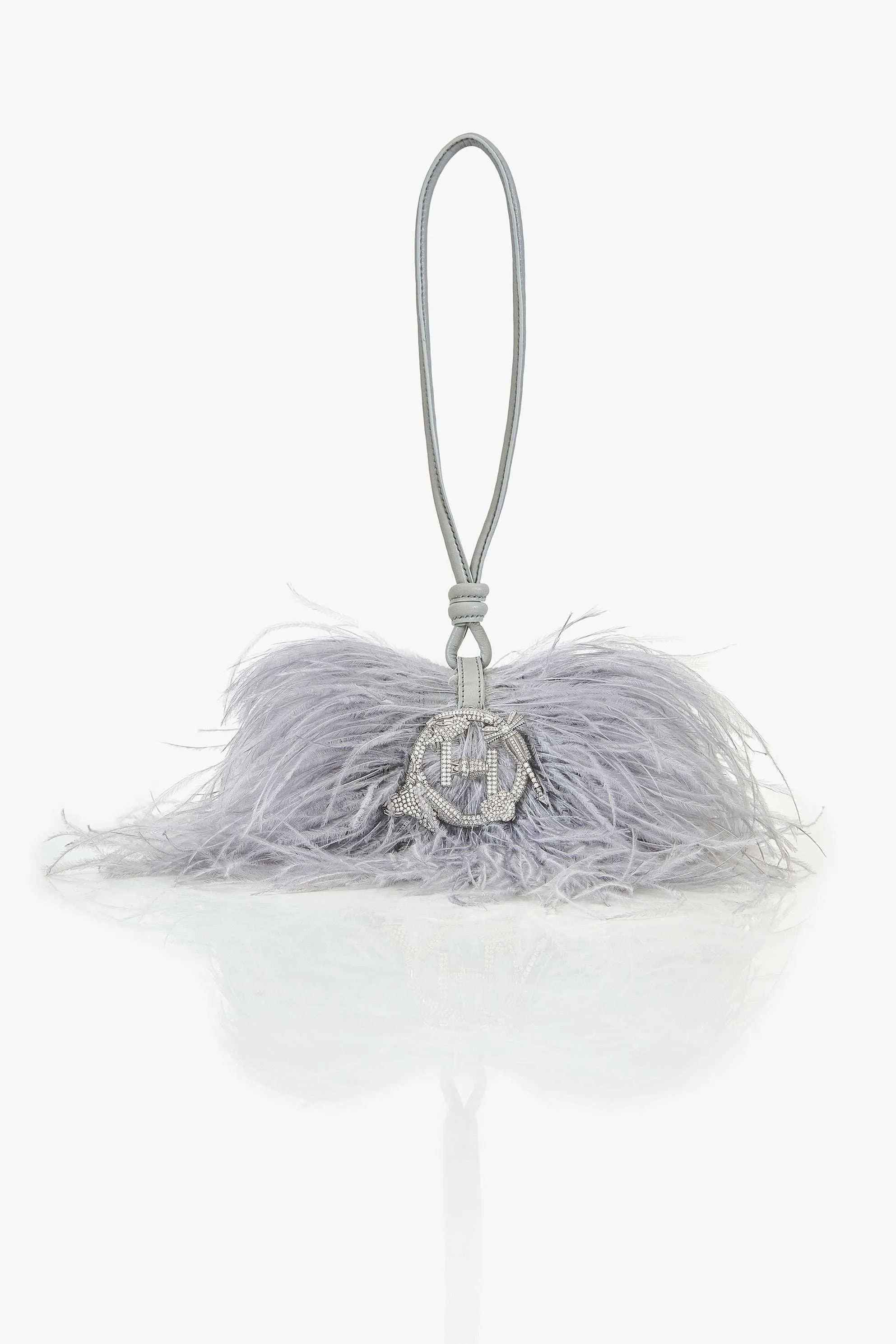 The Scarlet Minivet Handbag in Silver Grey