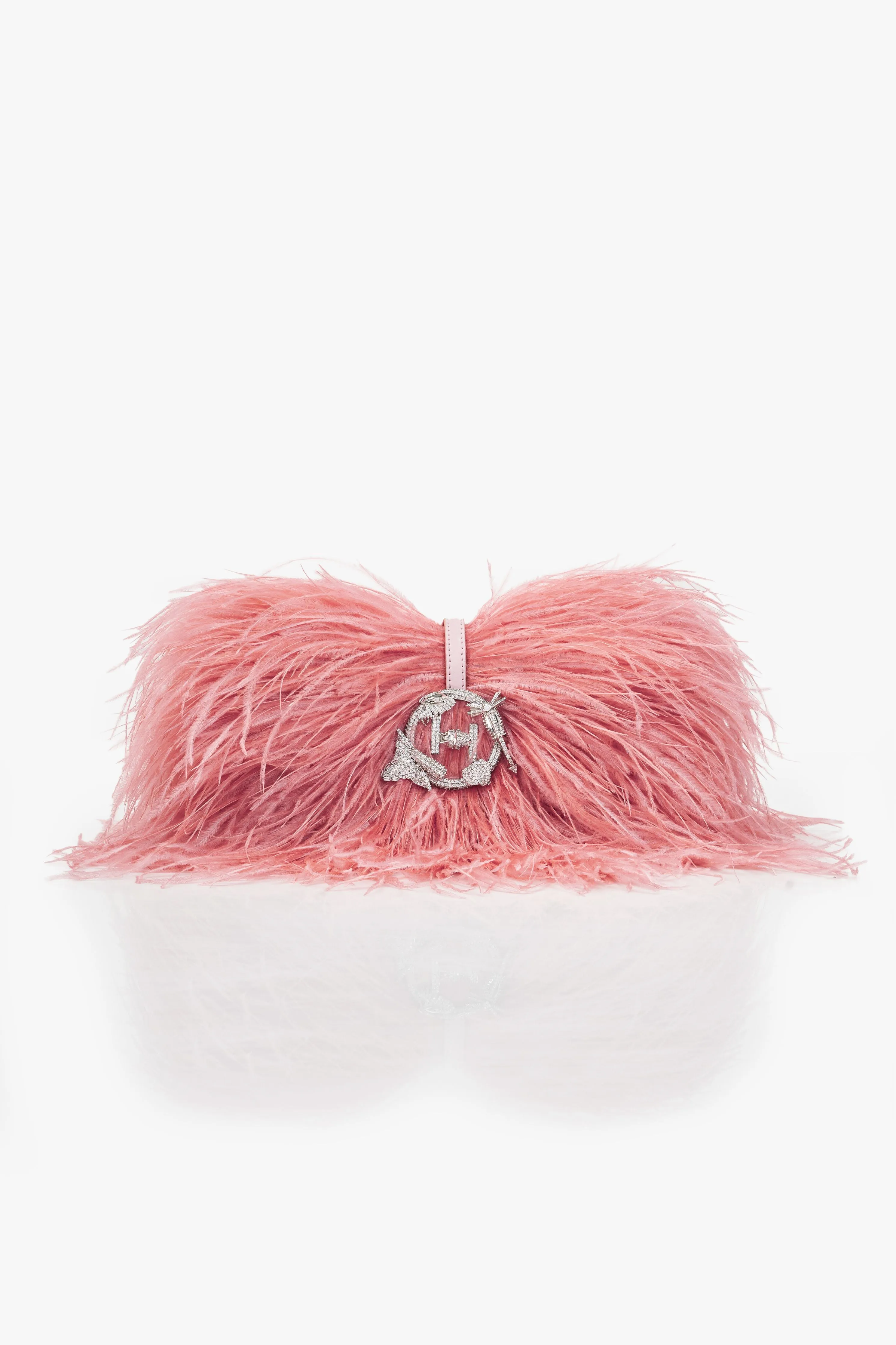 The Scarlet Ostrich Pink Mid’ Bag