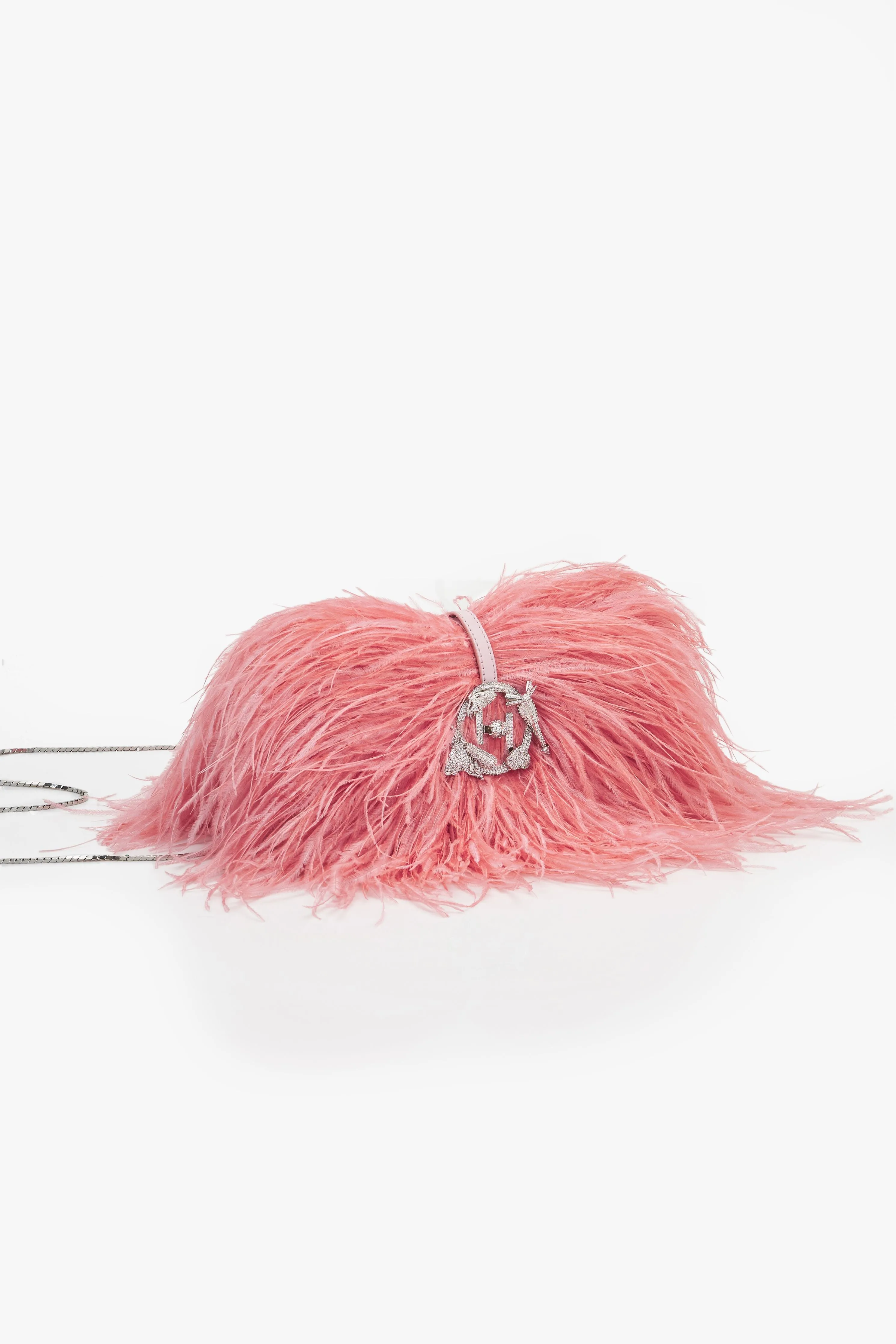 The Scarlet Ostrich Pink Mid’ Bag