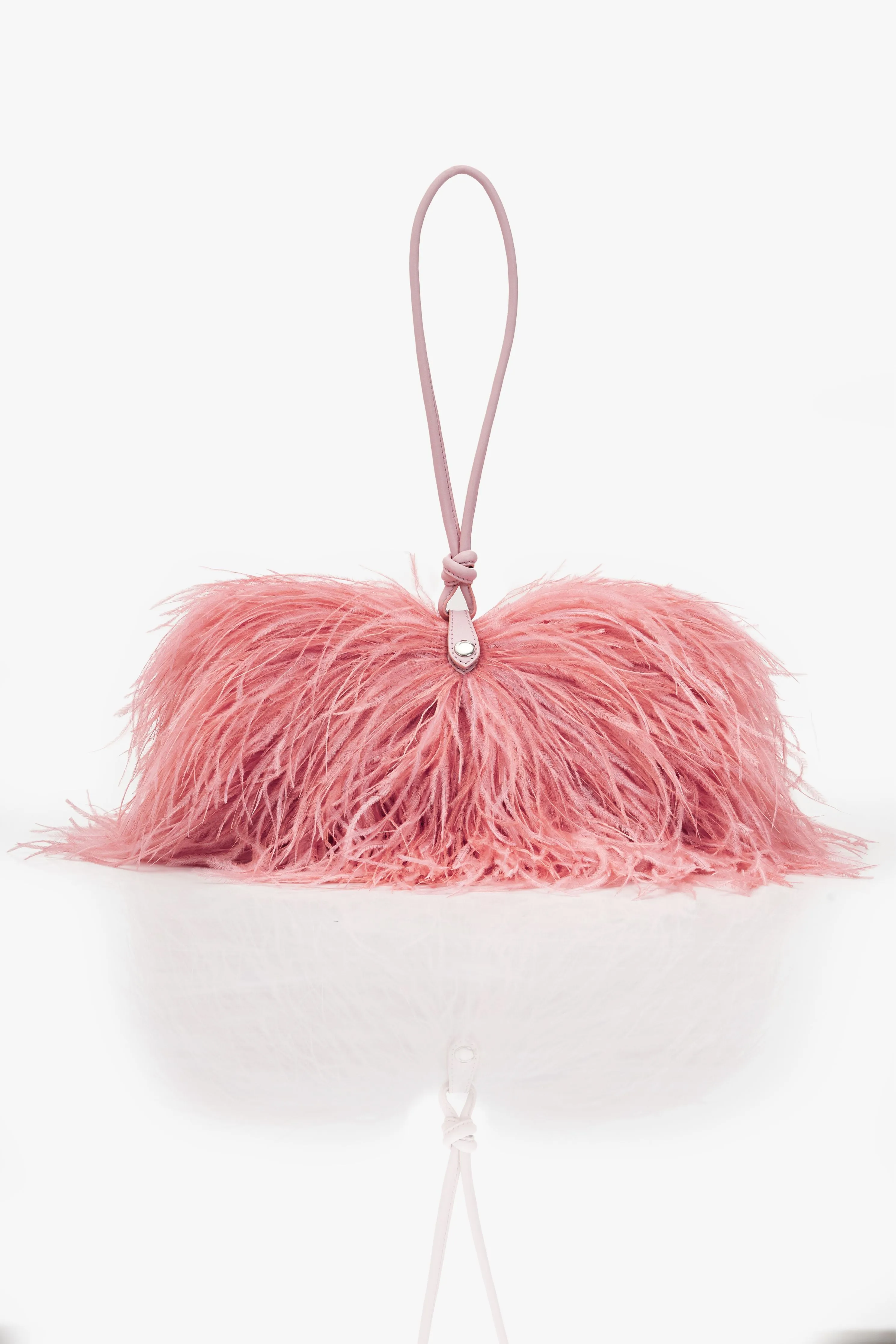 The Scarlet Ostrich Pink Mid’ Bag