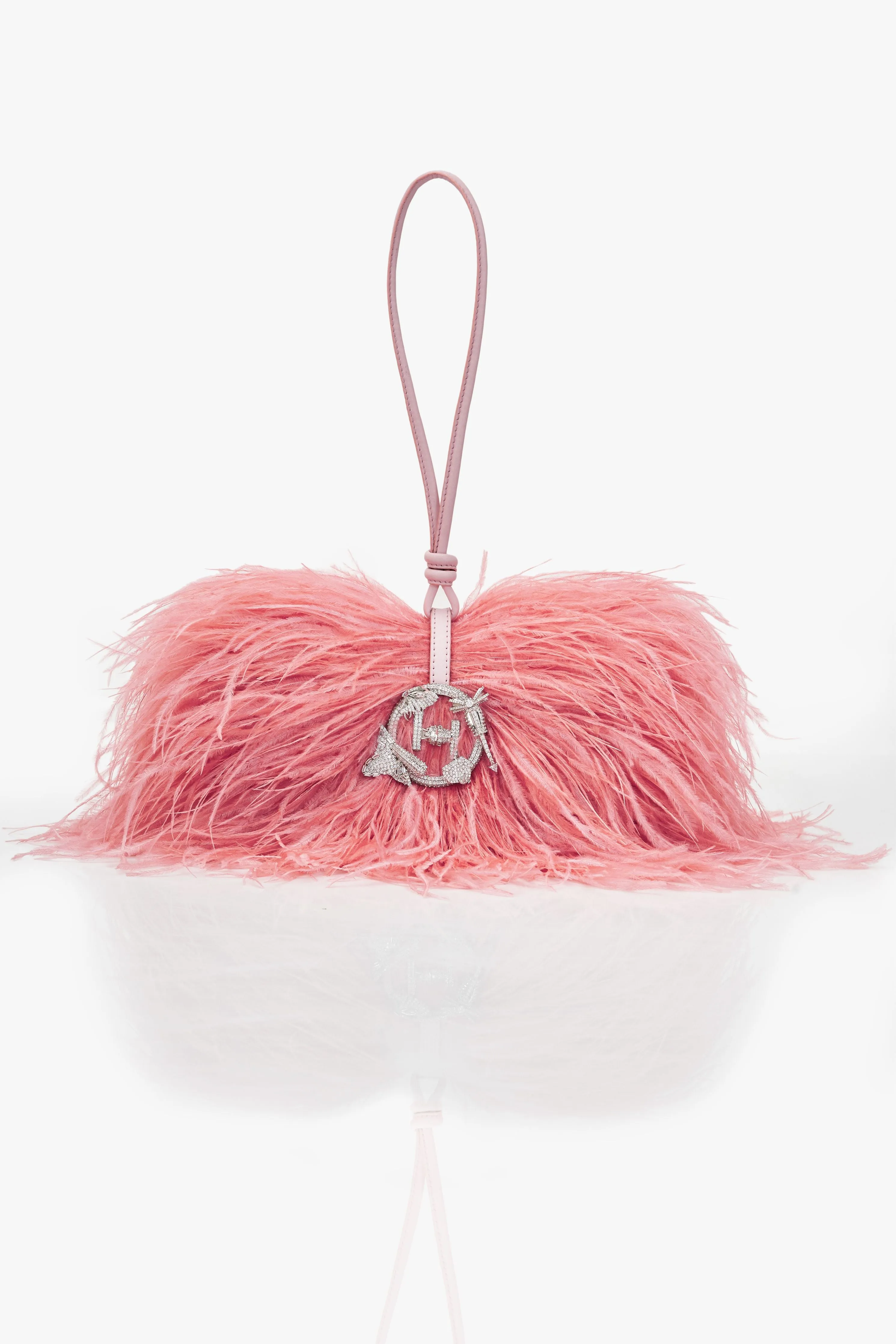 The Scarlet Ostrich Pink Mid’ Bag