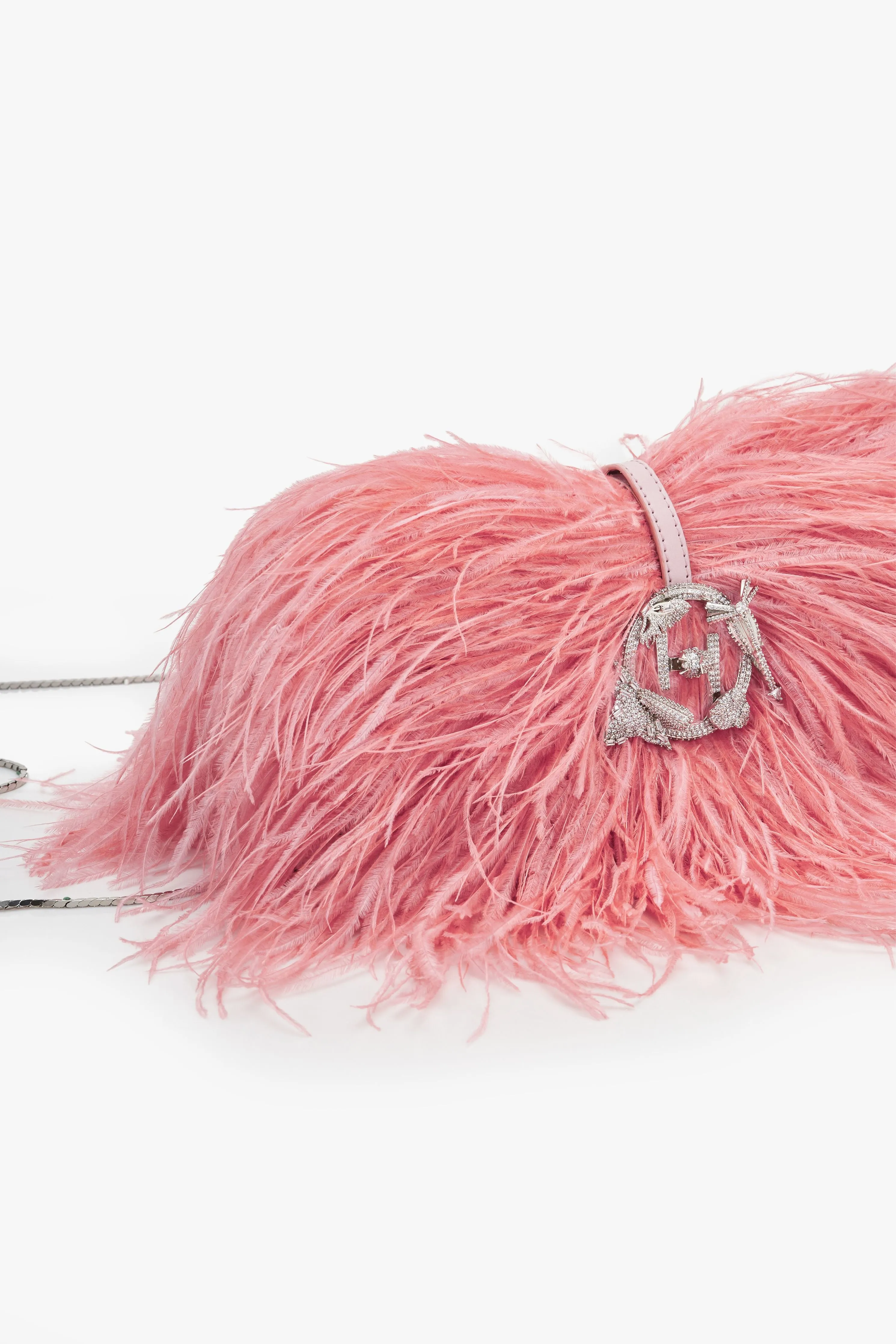 The Scarlet Ostrich Pink Mid’ Bag