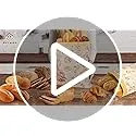 THINK4EARTH® - 2 Packs Bread Bags Bread Bags for Homemade Bread Loaf Freezer Bread Storage Bag Bread Container Reusable Food Storage Bag Large Bread Bags for Homemade Bread with Double Lining.
