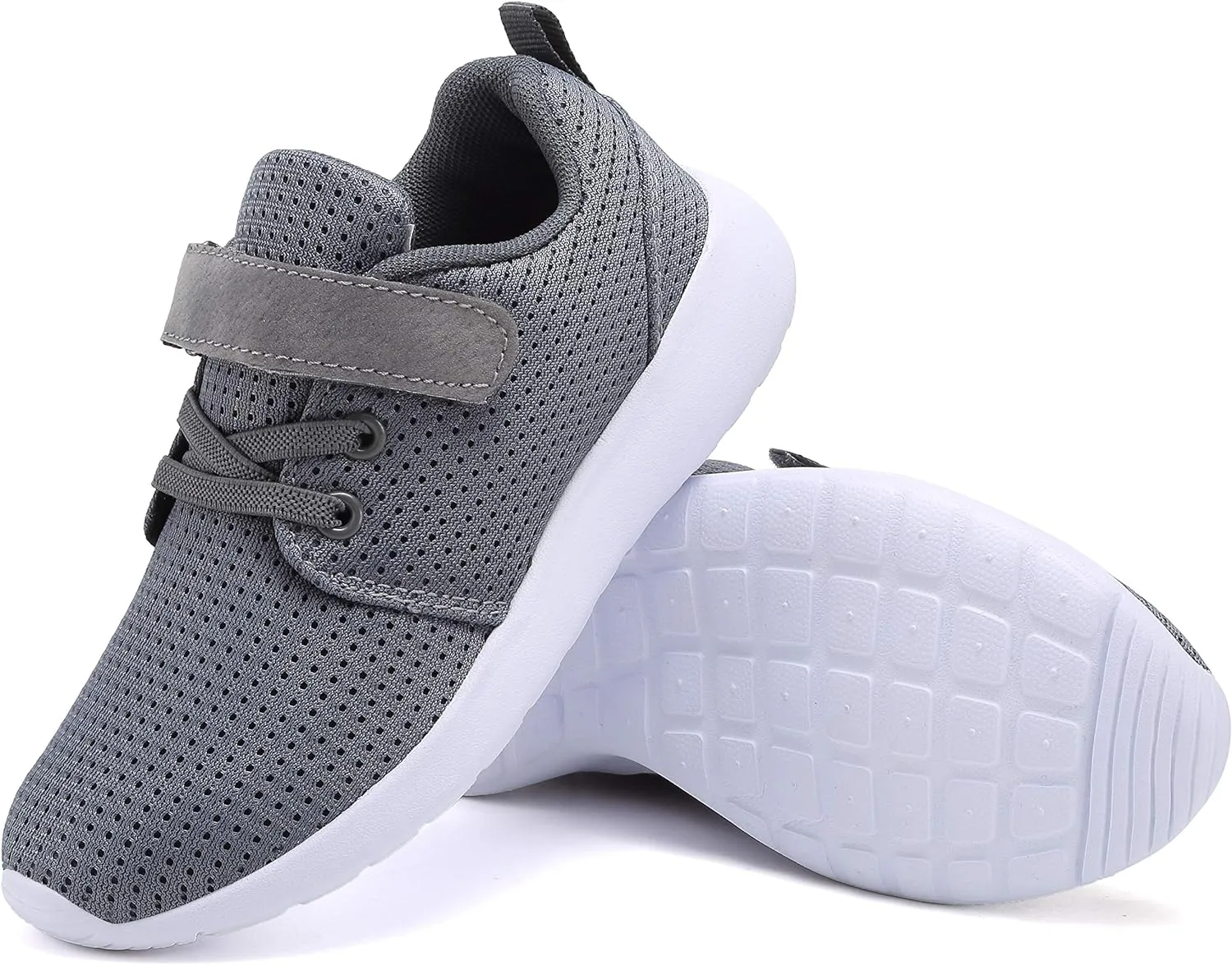 TOEDNNQI Boys Girls Sneakers Kids Lightweight Breathable Strap Athletic Running Shoes for Toddler/Little Kid/Big Kid