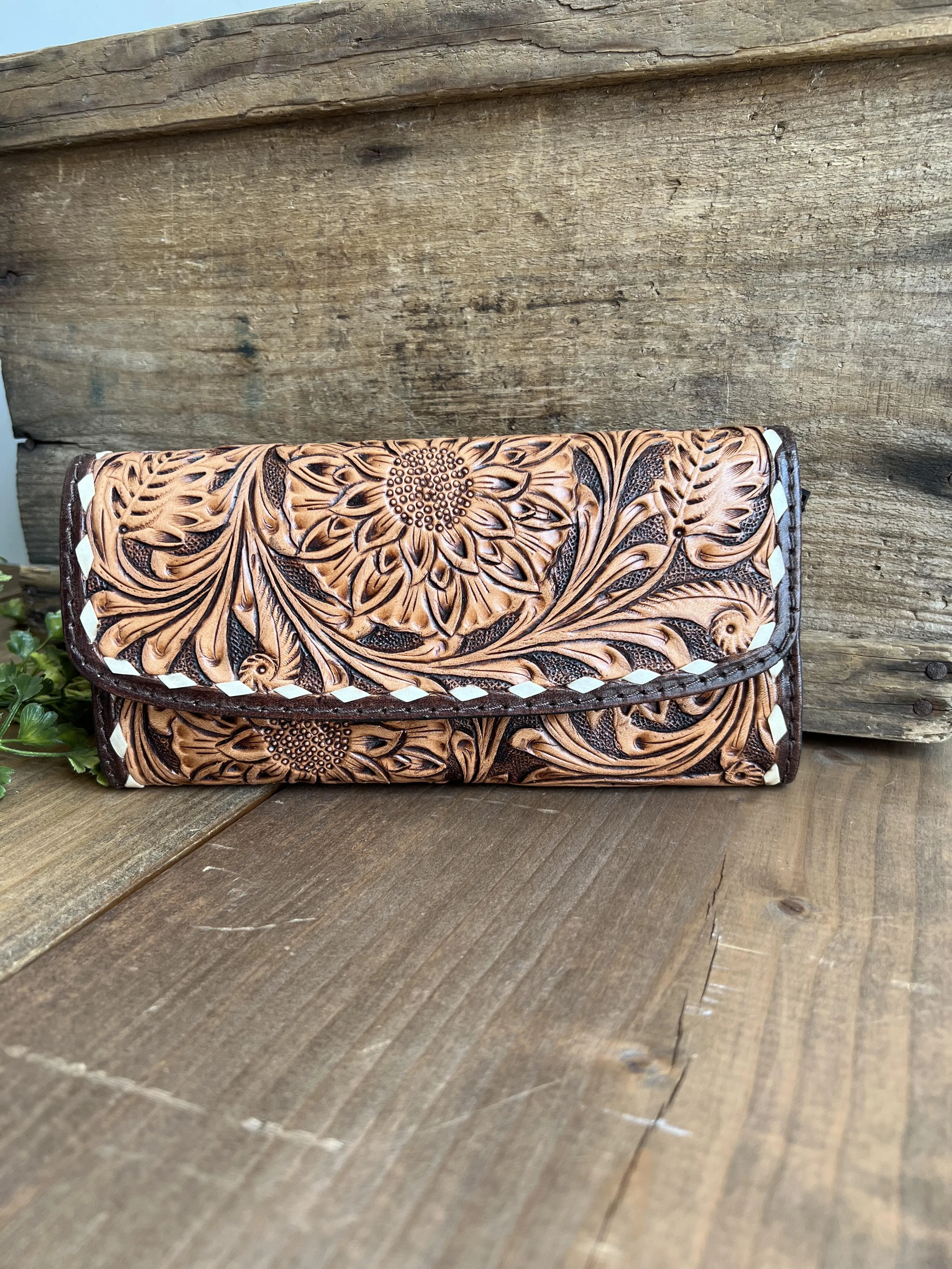 Tooled Crossbody Wallet from American Darling