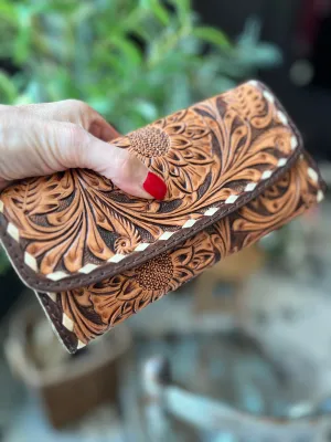 Tooled Crossbody Wallet from American Darling
