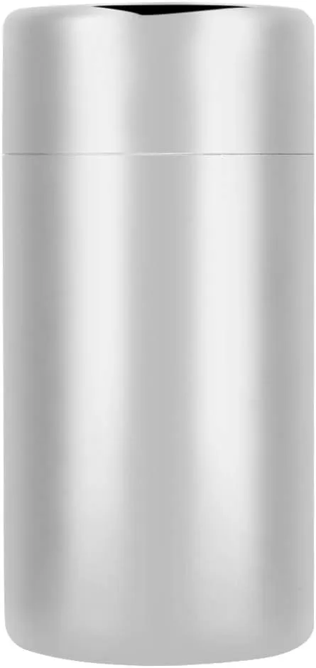 TOPINCN Tea Leaf Storage Jar Food Grade 304 Stainless Steel Coffee Bean Container Canister Portable Double Seals(L Size 550ml)