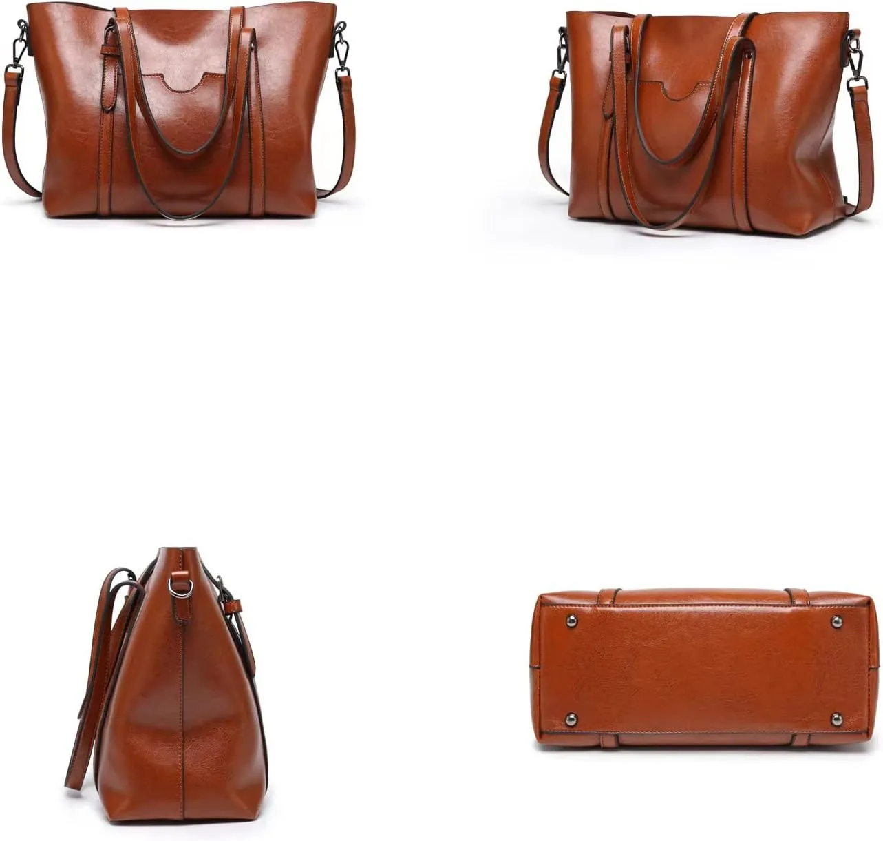 Tote Bag for Women Leather Computer Laptop Bag Business Office Work Bag Briefcase Large Travel Handbag Shoulder Bag