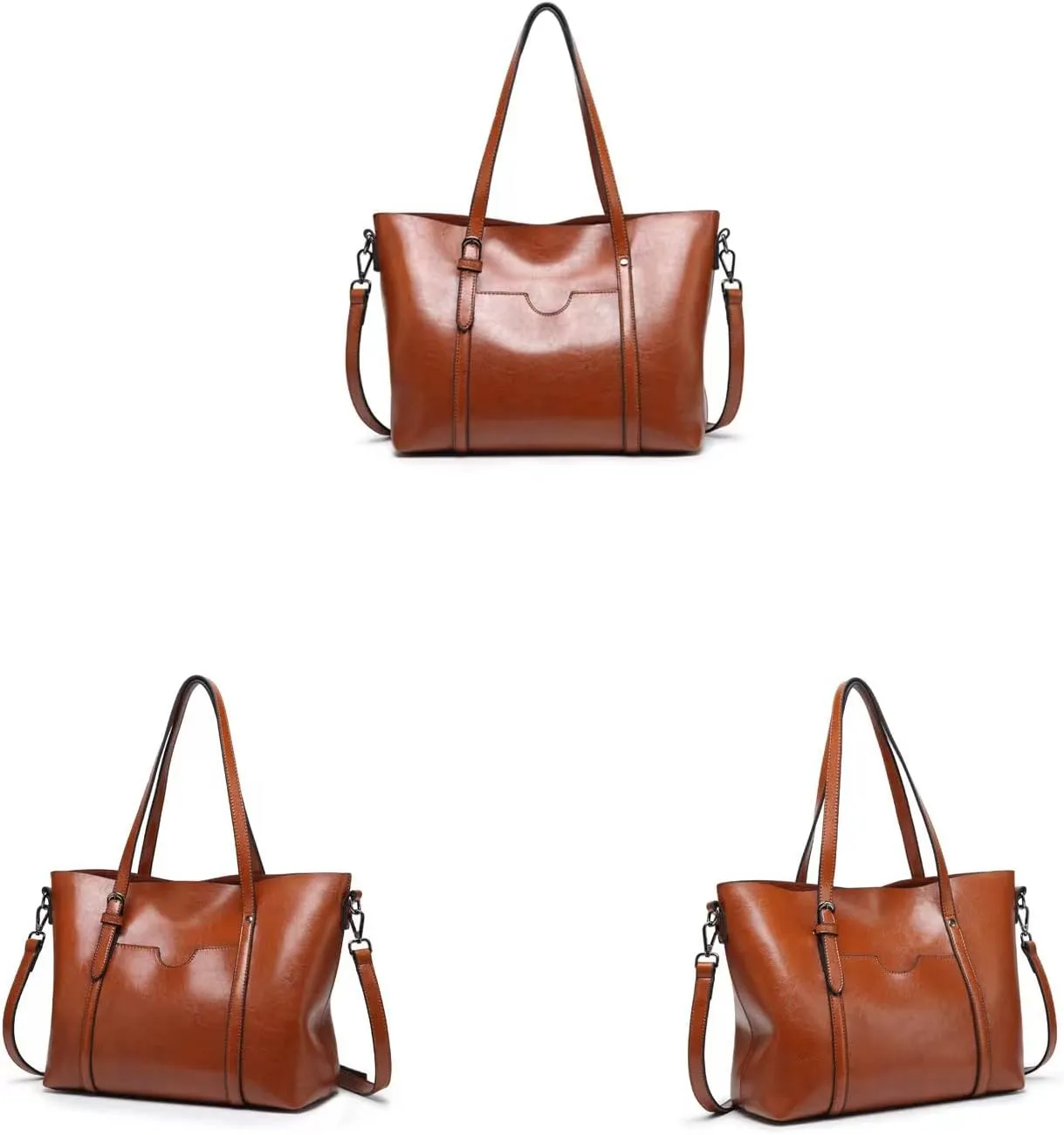 Tote Bag for Women Leather Computer Laptop Bag Business Office Work Bag Briefcase Large Travel Handbag Shoulder Bag