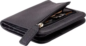 Toughergun Wallet Women Rfid Blocking Small Compact Bifold Luxury Leather Pocket Wallet Ladies Mini Purse with ID Window
