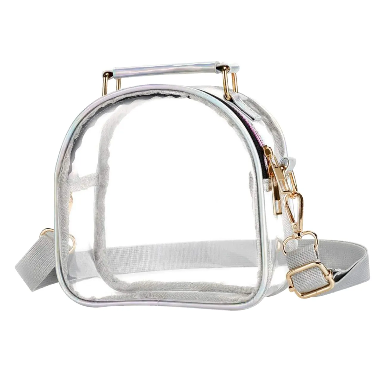 Transparent Crossbody Handbag for Women Lightweight Phone Storage Bag TPU Odorless Single Shoulder Purse Stylish TPU 50 Design/3129