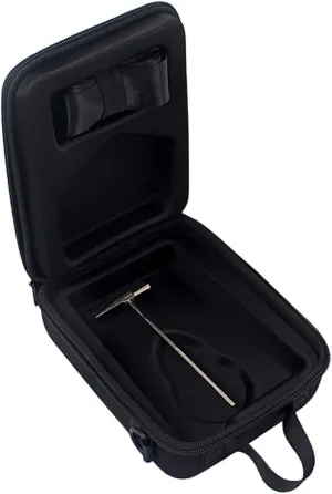 Travel-friendly Kalimba Case Storage Bag Metal Zipper Accessory Shoulder Bag for Thumb Piano