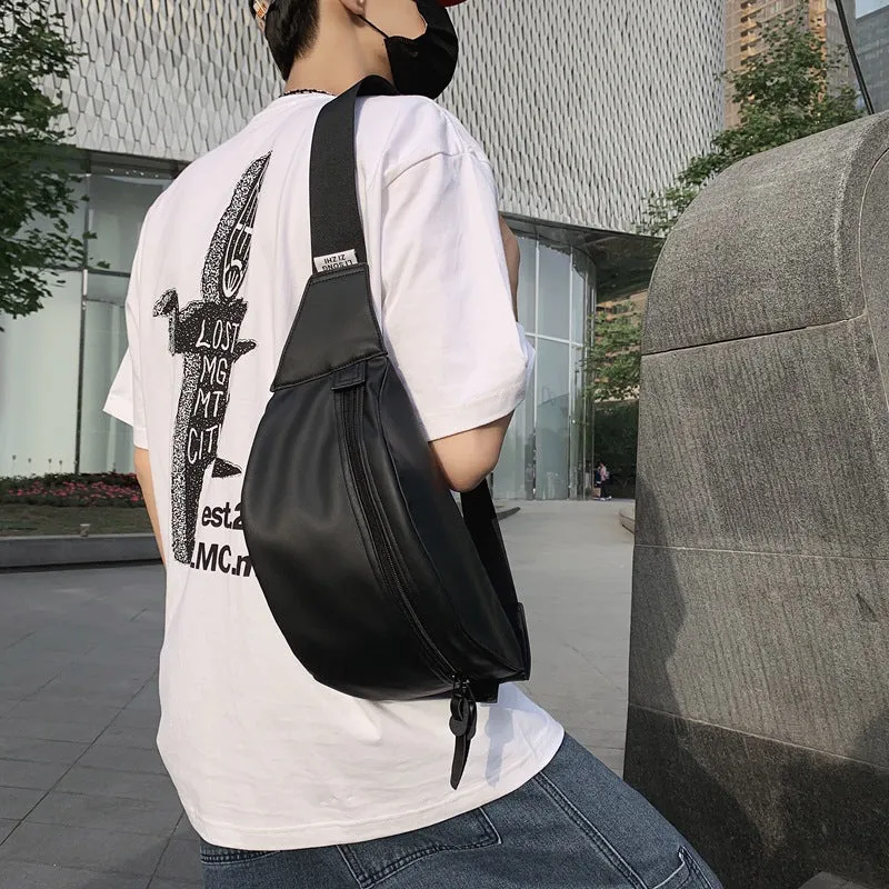 Trendy Men's Retro Simple Lightweight Exercise Men's Chest Bags
